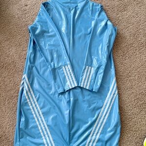 Light Blue Ivy Park Adidas Latex Dress